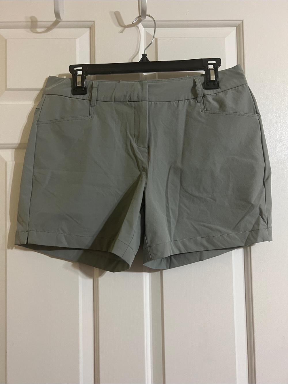 High-Waist Grey Women's Shorts — Lightweight Everyday Style